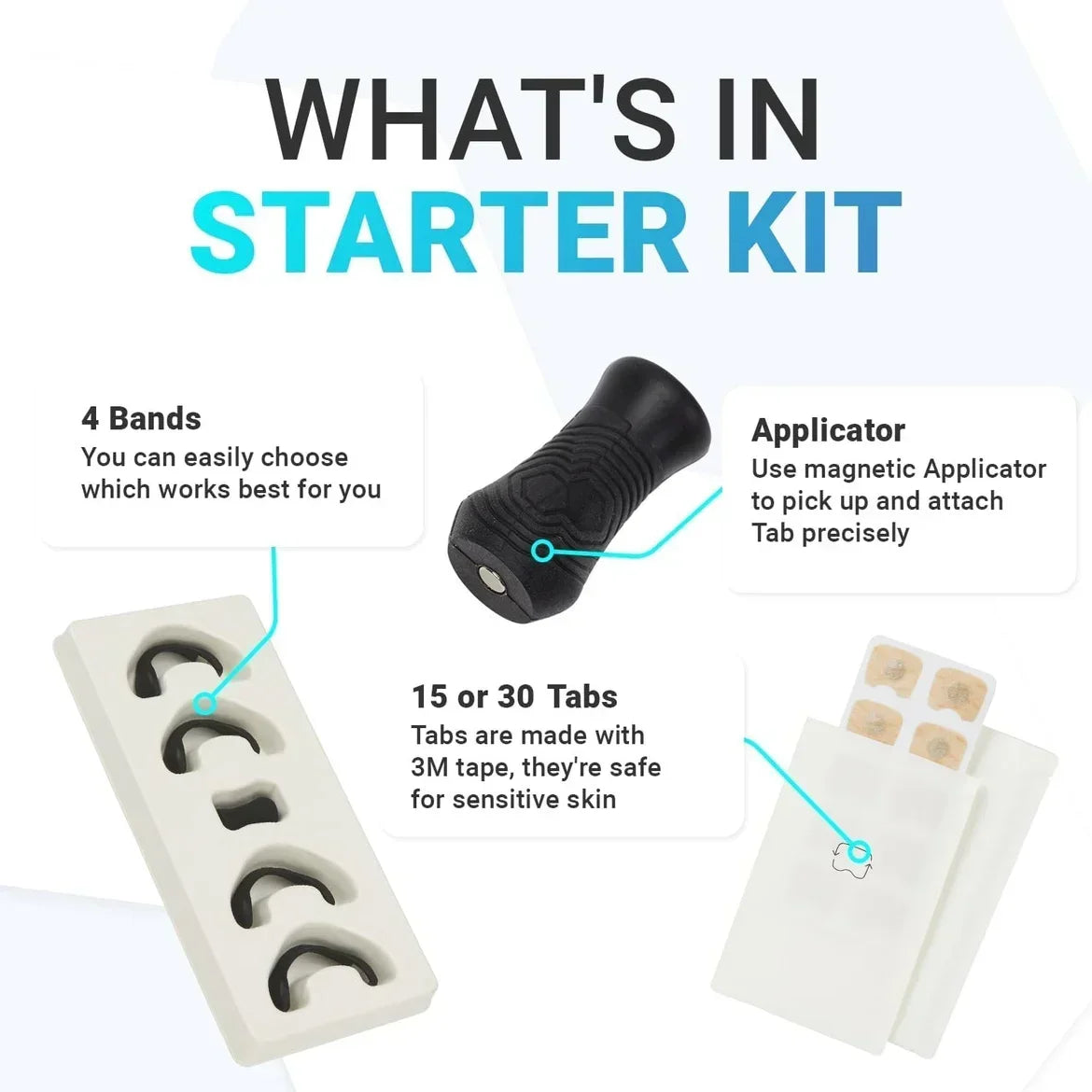 Kit Nasal Magnétique Anti-Ronflement – Améliorez Votre Respiration