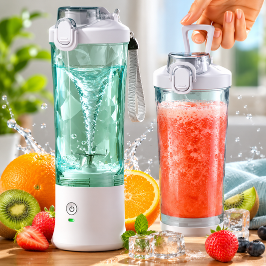 Mixeur Portatif 600ml â Blender Rechargeable Ă 6 Lames en Acier Inoxydable