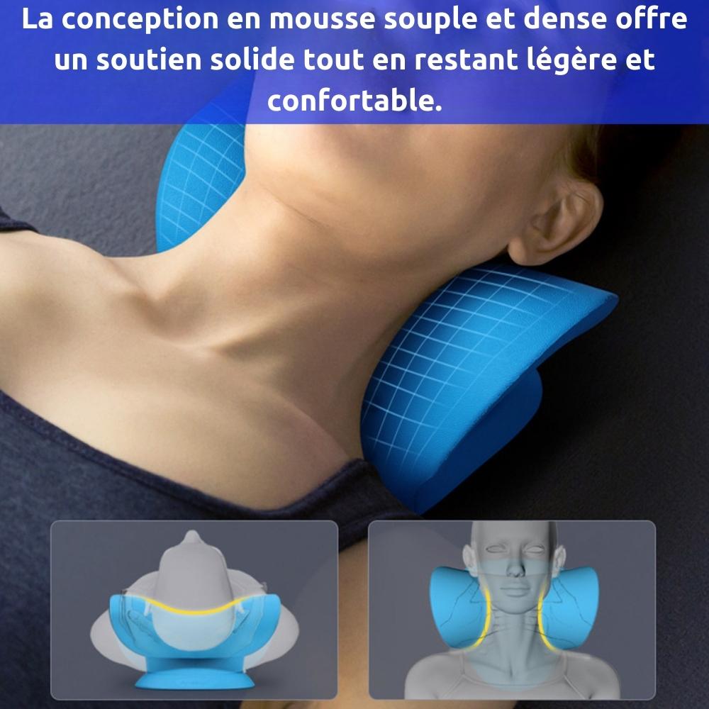 SpineAlign – Oreiller de Massage Cervical Ergonomique | Soulagement des Tensions & Soutien du Cou