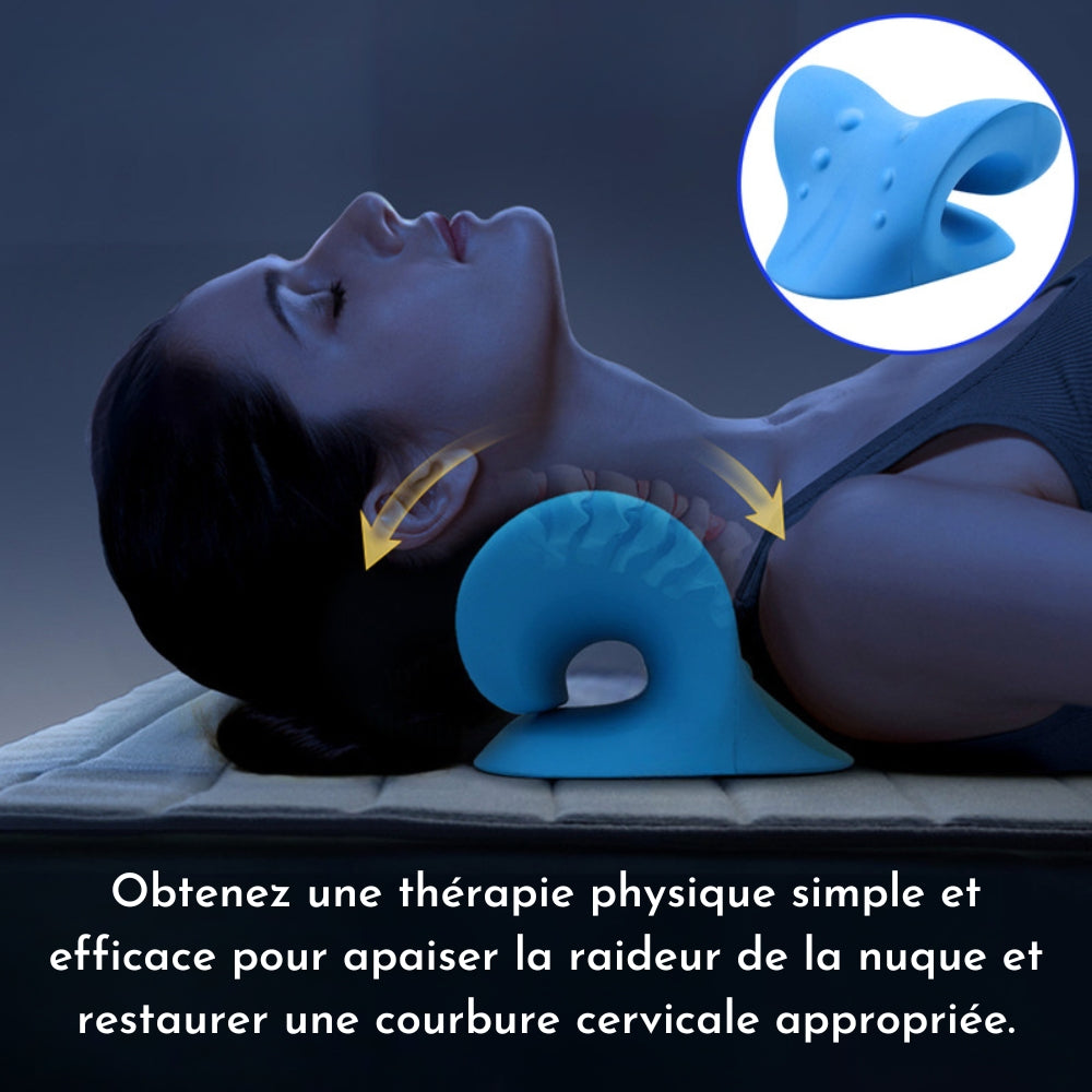 SpineAlign – Oreiller de Massage Cervical Ergonomique | Soulagement des Tensions & Soutien du Cou
