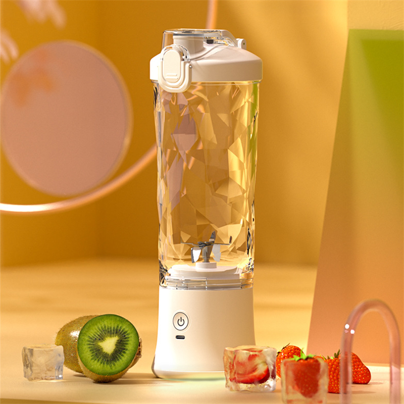 Mixeur Portatif 600ml – Blender Rechargeable à 6 Lames en Acier Inoxydable