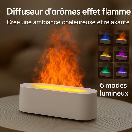 Diffuseur Huiles Essentielles KINSCOTER – 150ml Effet Flamme