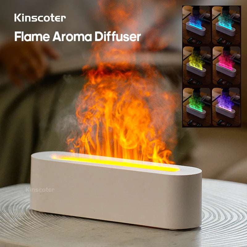Diffuseur Huiles Essentielles KINSCOTER – 150ml Effet Flamme