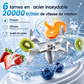 Mixeur Portatif 600ml – Blender Rechargeable à 6 Lames en Acier Inoxydable
